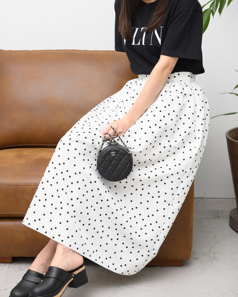 【final mark down sale】 flare dot skirt