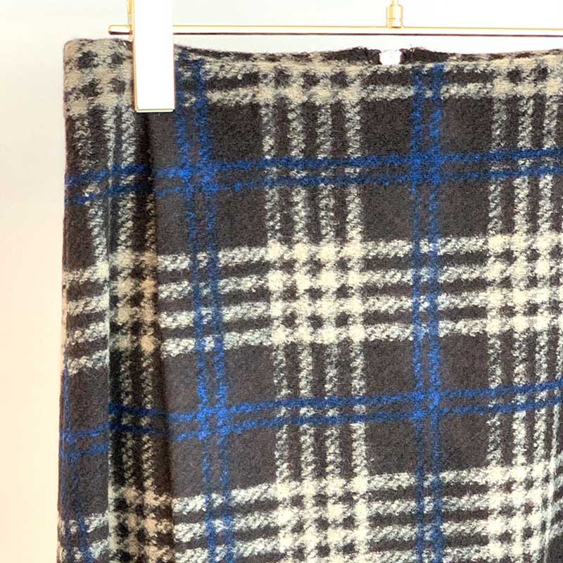 Final Mark Down Sale50 Off Awチャコールウールチェックスカート Skirts Maronenonfee マーロンエノンフィ 公式通販