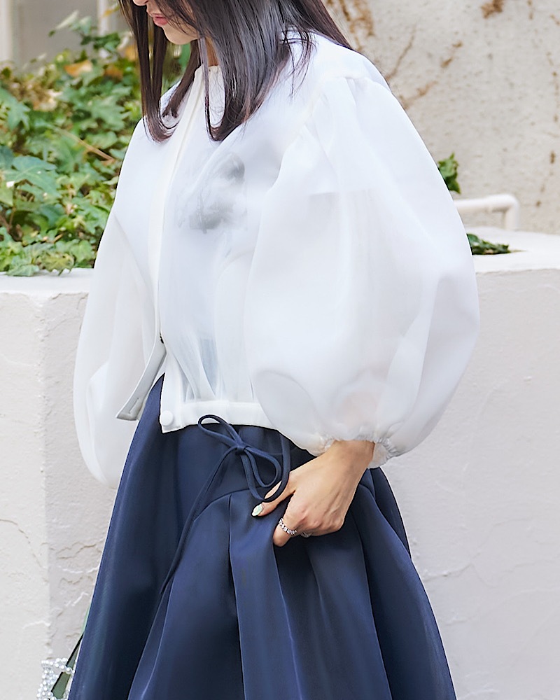 SALE【残りわずか】エアリーボリュームブルゾン