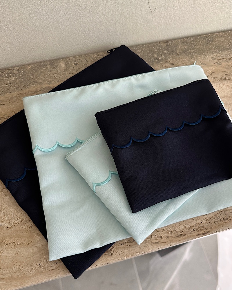 スカラップポーチ