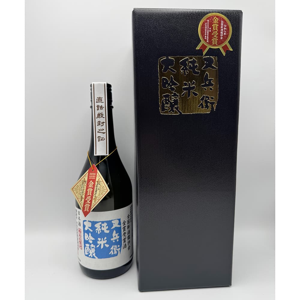 又兵衛　純米大吟醸　金賞受賞酒　720ML