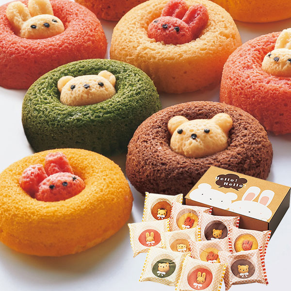 アニマルドーナツ10個 ANM-25 【約7～10営業日】 | ギフトアットマリー