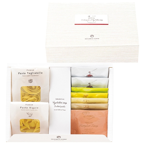 OCEAN & TERRE オーシャンテール 北海道 Premium海鮮パスタ&野菜スープ