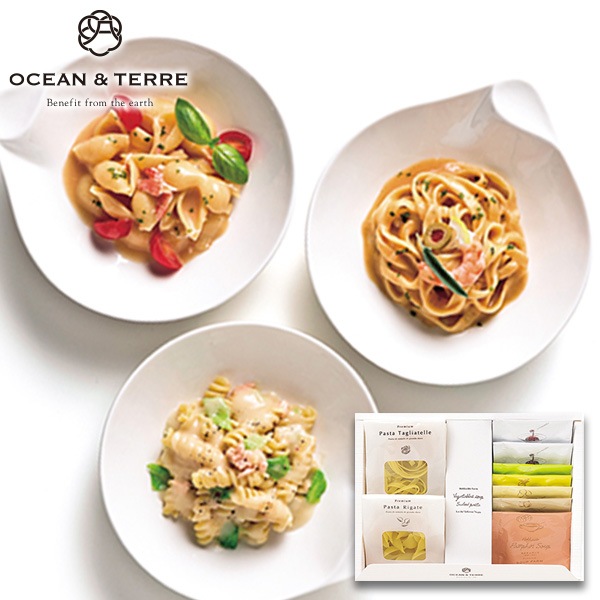 OCEAN & TERRE オーシャンテール 北海道 Premium海鮮パスタ&野菜スープ