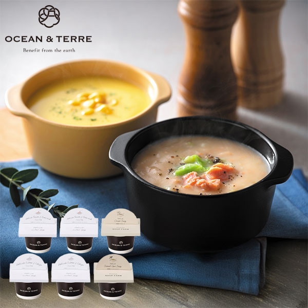 OCEAN & TERRE オーシャンテール 北海道野菜・海鮮CUPスープ