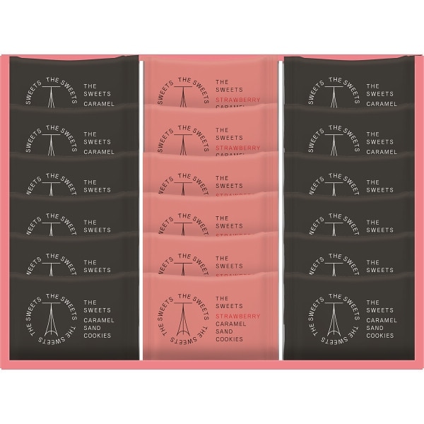 ザ・スウィーツ キャラメルサンドクッキー(オリジナル&苺)(18個