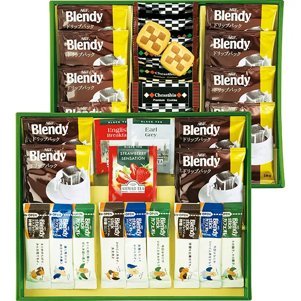 プレミアムギフト クッキー・コーヒー・紅茶 CC-40N 【送料無料