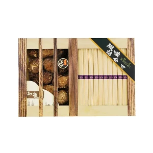 鹿茸約620g 乾物家 国産椎茸と手延そうめん御詰合せ KBY-DJ4 【送料無料