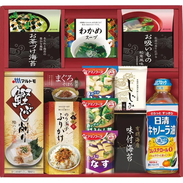 L&A♡様 額入り コマンモーセット アマノフーズ&永谷園 食卓セット BS-50S 【送料無料】 | ギフトアット