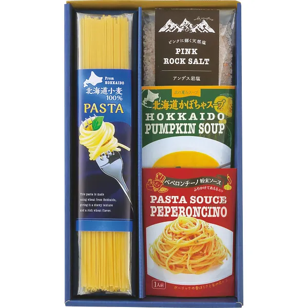 大地の恵み 北海道便パスタ&スープセット PTS-15 | ギフトアットマリー