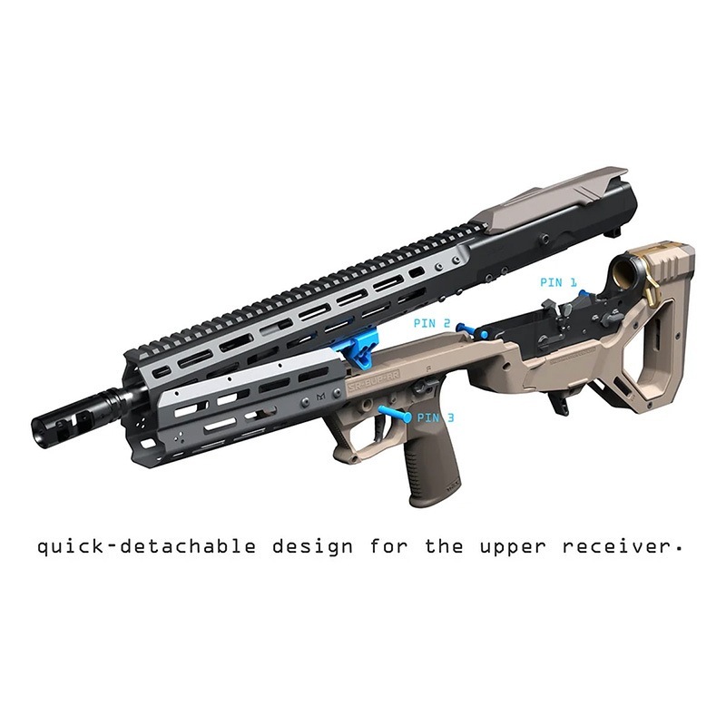 SARB-15/AR15 ブルパップシャーシキット GBB用 RealSteel Ver