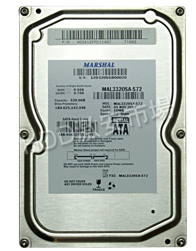 【高回転】 MAL3250SA-S72 (3.5インチHDD SATA 250GB 7200RPM)