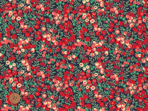 リバティプリント タナローン生地 国産定番柄 Wiltshire 9009-J