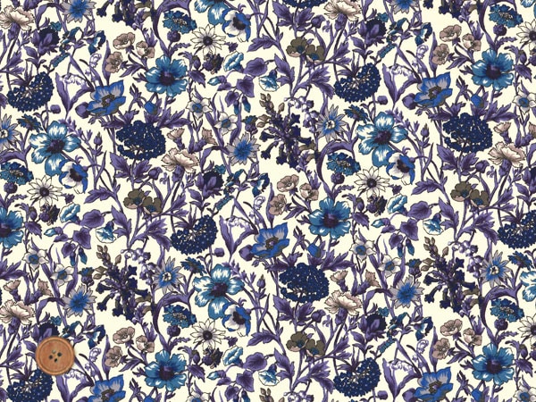 リバティプリント タナローン生地 国産定番柄 Rachel 6003-C