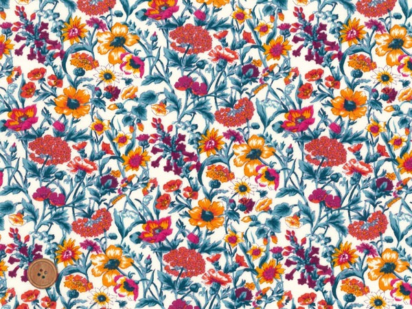 リバティプリント シェラトンジャージ Rachel CJ6003-DK