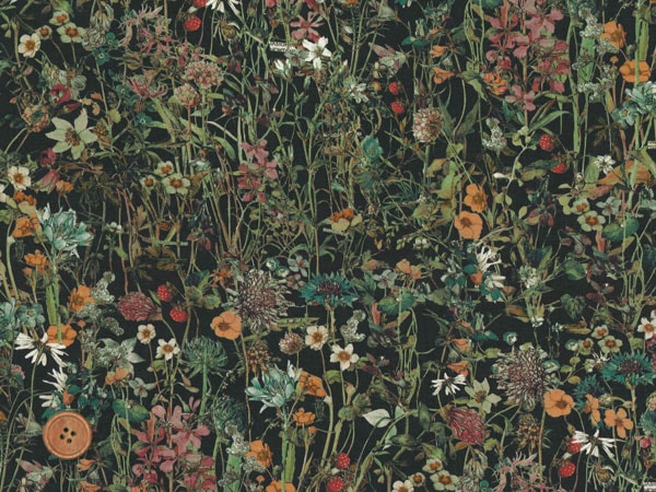 リバティプリント タナローン生地 国産定番柄 Wild Flowers 4251-D