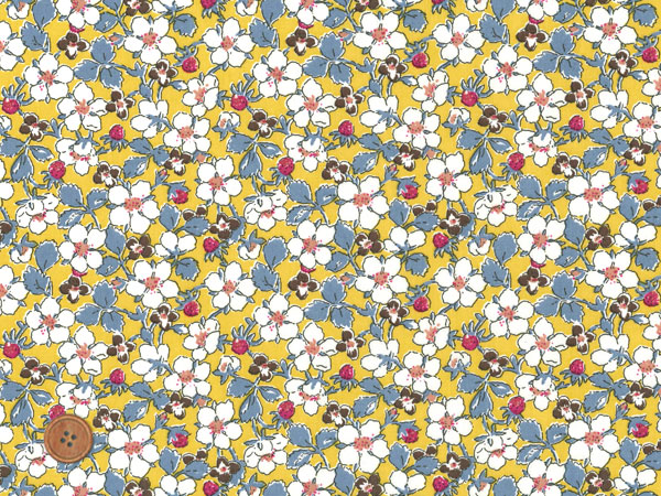 リバティプリント タナローン生地 廃盤柄 Paysanne MJDC4006-Y