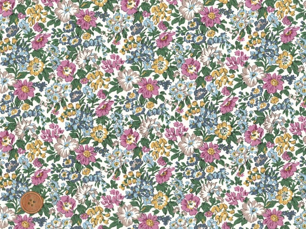 リバティプリント タナローン生地 廃盤柄 Honeydew MJ1106-A