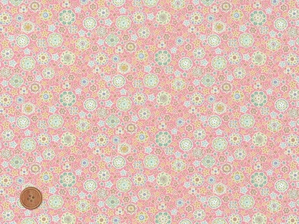 リバティプリント タナローン生地 2022春夏 パラダイス・ランズ Mini Medallion SSPLJ6438-A