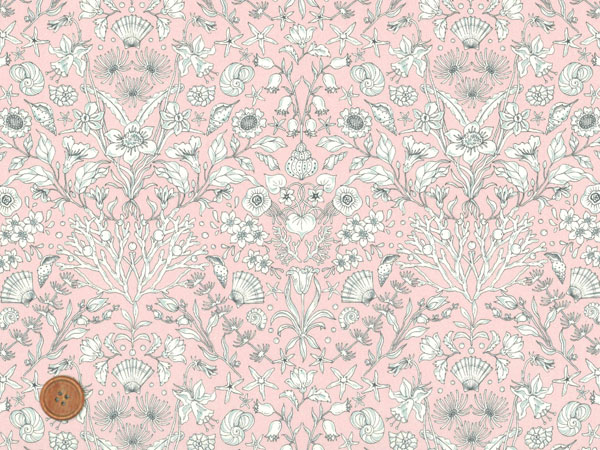 リバティプリント タナローン生地 2022春夏 パラダイス・ランズ Tafiti SSPLJ6439-C