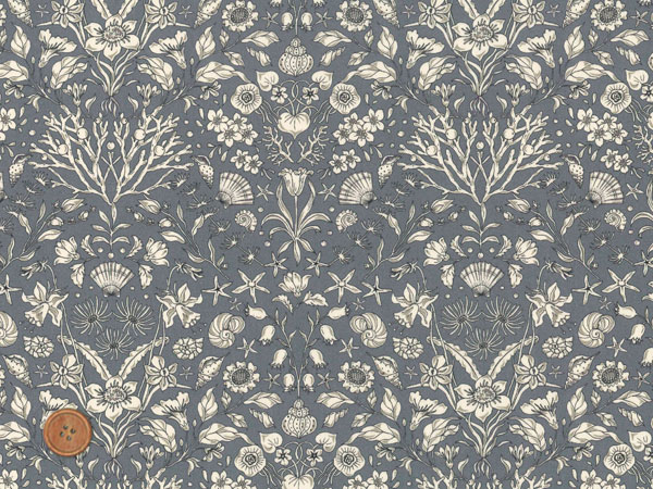 リバティプリント タナローン生地 22春夏 パラダイス ランズ Tafiti Ssplj6439 D 生地 服地 服飾の専門店 丸十