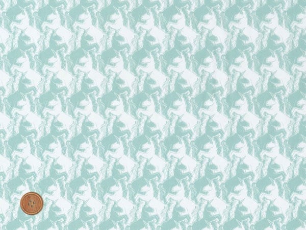 リバティプリント タナローン生地 2022春夏 パラダイス・ランズ Unicorn Puzzle SSPLJ6444-C