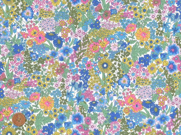 リバティプリント タナローン生地 廃盤柄 Margaret Annie MJ1165-I