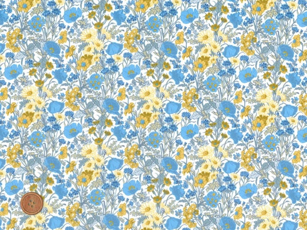 リバティプリント タナローン生地 国産定番柄 Florence May 2002-B