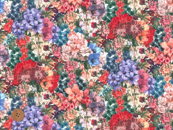 リバティプリント タナローン生地 廃盤柄 Painted Travels MJ2015-A