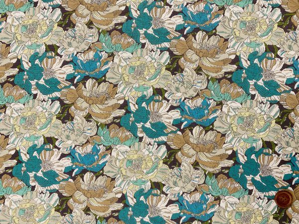 リバティプリント シェラトンジャージ 定番柄 Blackburn CJ1226-XK