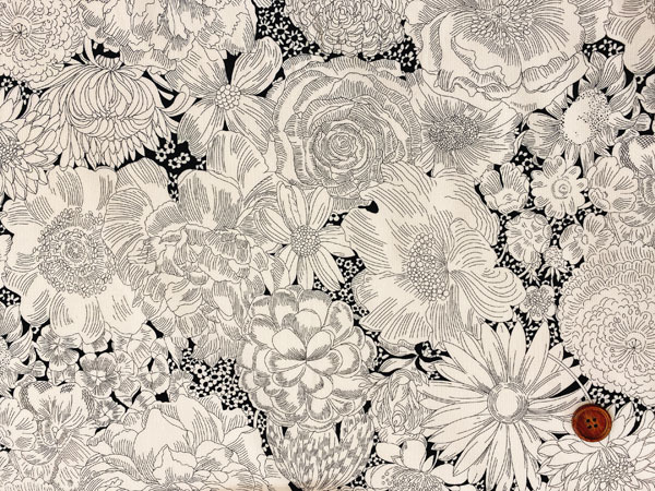 リバティプリント コーデュロイ English Bloom CD5290-25A