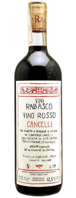 ヴィーノ・ロッソ・カンチェッリ [2021] ラバスコ Rabasco Vino Rosso