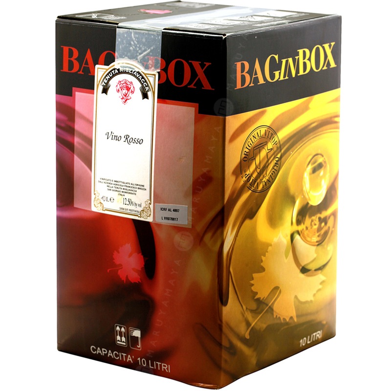 �������Ρ����å����Хå������󡦥ܥå�����10L��[2021] �ե������������֥�åĥ�  Tenuta Migliavacca by Francesco Brezza Vino Rosso 10L Bag in Box (L.VR220822) 