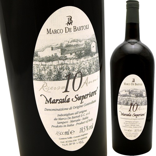 マルサーラ・スーペリオーレ 10年熟成（ディエチ・アンニ）1,500ml [NV