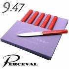 ơ֥ʥա9.476ܥåȡ֡˥ڥ륹Perceval 9.47-6 Table Knives (Rosso)