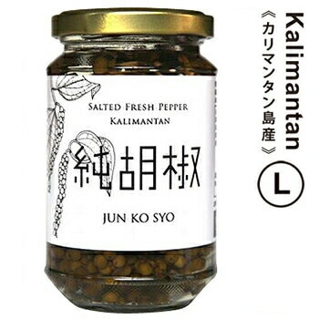 純胡椒（生胡椒の塩漬け）【カリマンタン島産】Lサイズ [2024