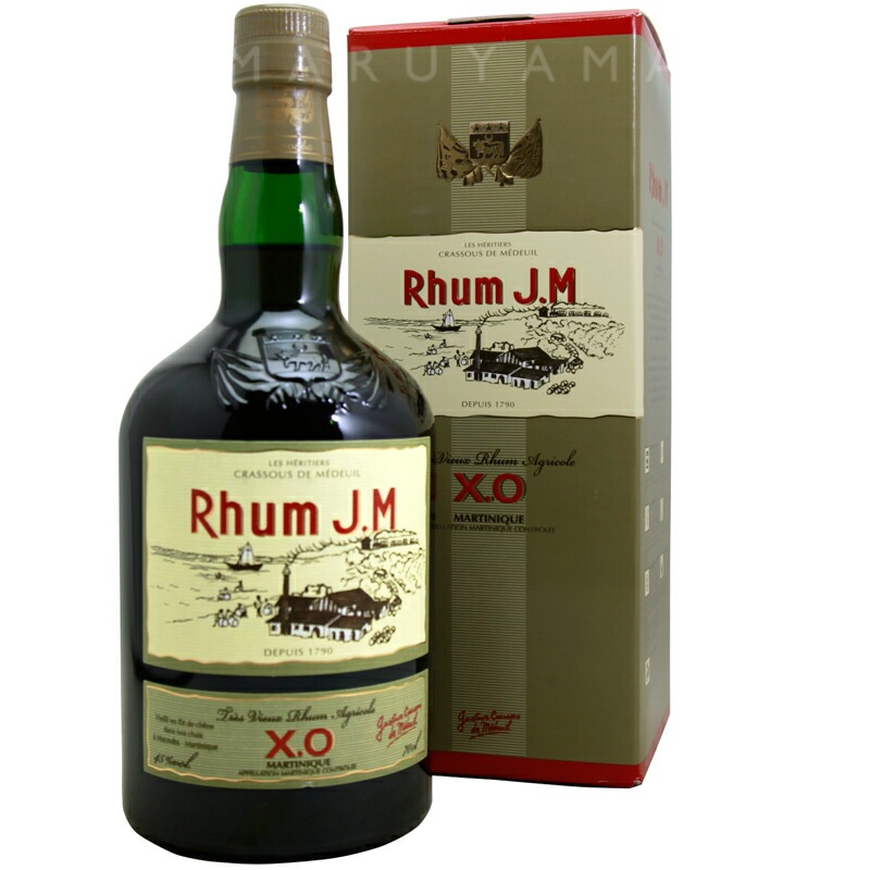 ラム X.O 45％ ラム・ジェイ・エム<br>Rhum J.M. Rhum X.O 45