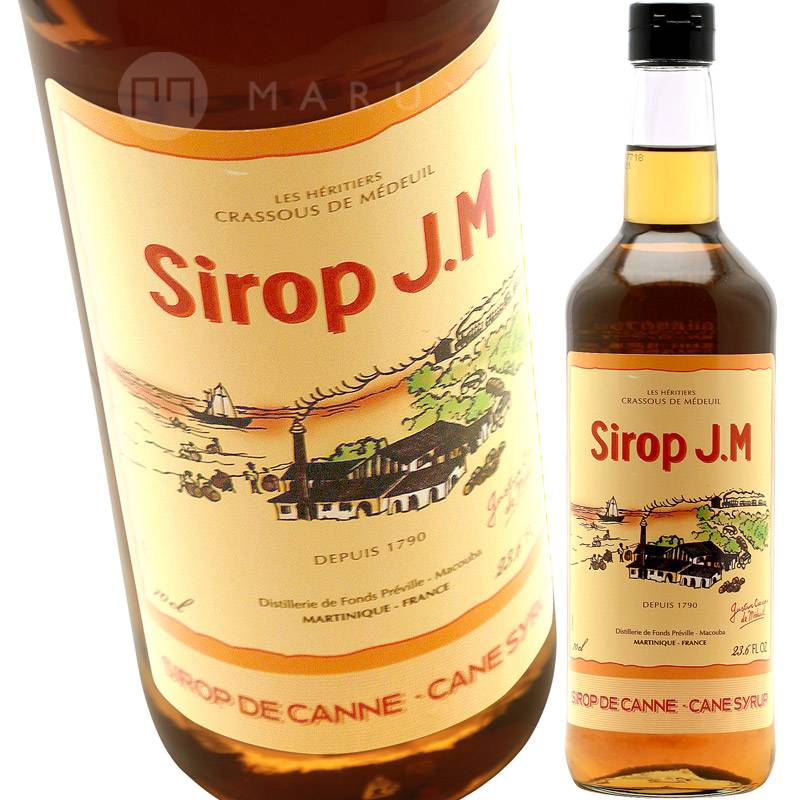 シホ・ドゥ・カン 700ml ラム・ジェイ・エムRhum J.M. Sirop de Canne
