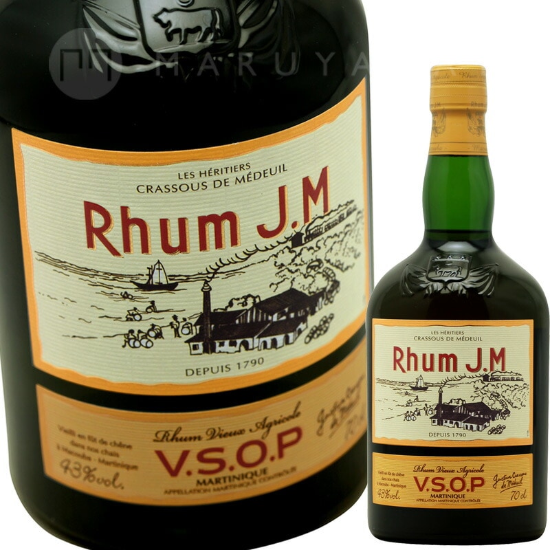 J.M V.S.O.P 43％ ラム・ジェイ・エム Rhum J.M. V.S.O.P | スピリッツ