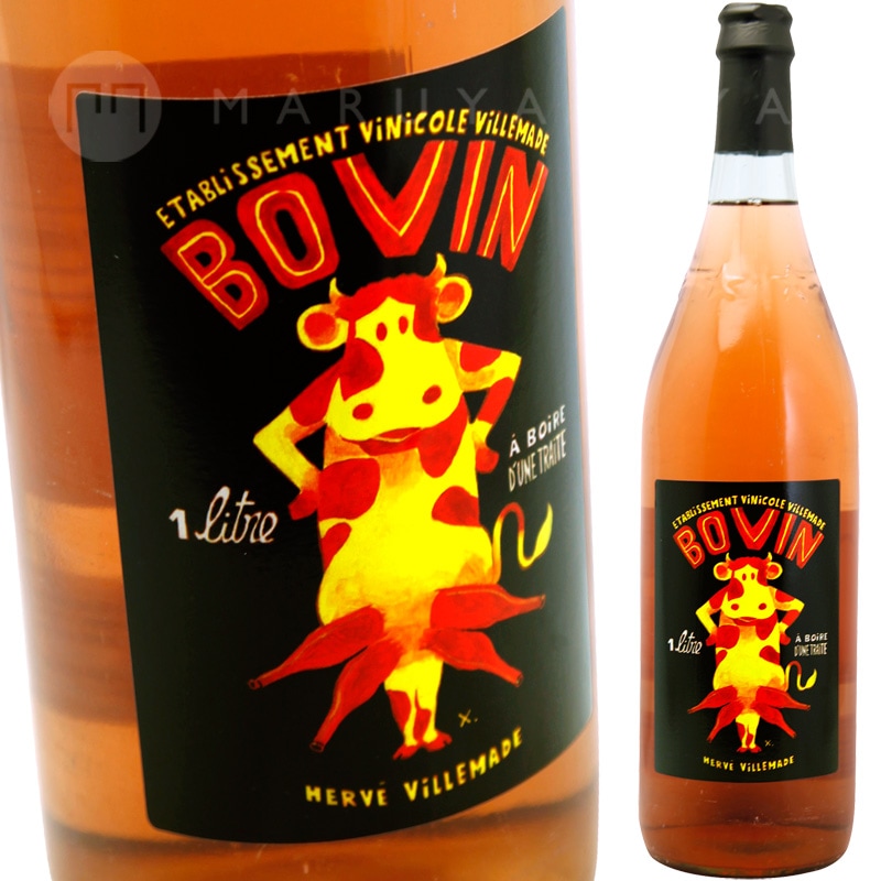 ����������ܥ����� ���� 1,000ml [N.V(18)] ���������������ޡ���  Herve Villemade Cuvee BOVIN Rose 1,000ml