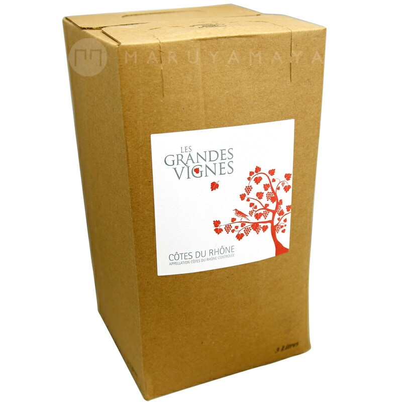 �졦�����ɡ��������˥� �����ȡ��ǥ塦�����̡��롼���� �Хå�����ܥå��� 3L [2024] �����ƥ��륰��Ʊ�ȹ�  Les Vignerons d��Estezargues  Les Grandes Vignes Cotes du Rhone Rouge Bag in Box 3L