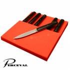 ơ֥ʥա9.476ܥåȡʹš˥ڥ륹  Perceval 9.47- 6 Table Knives (Ebony)