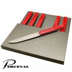 ơ֥ʥա8886ܥåȡ֡˥ڥ륹  Perceval 888 - 6 Table Knives (Red)