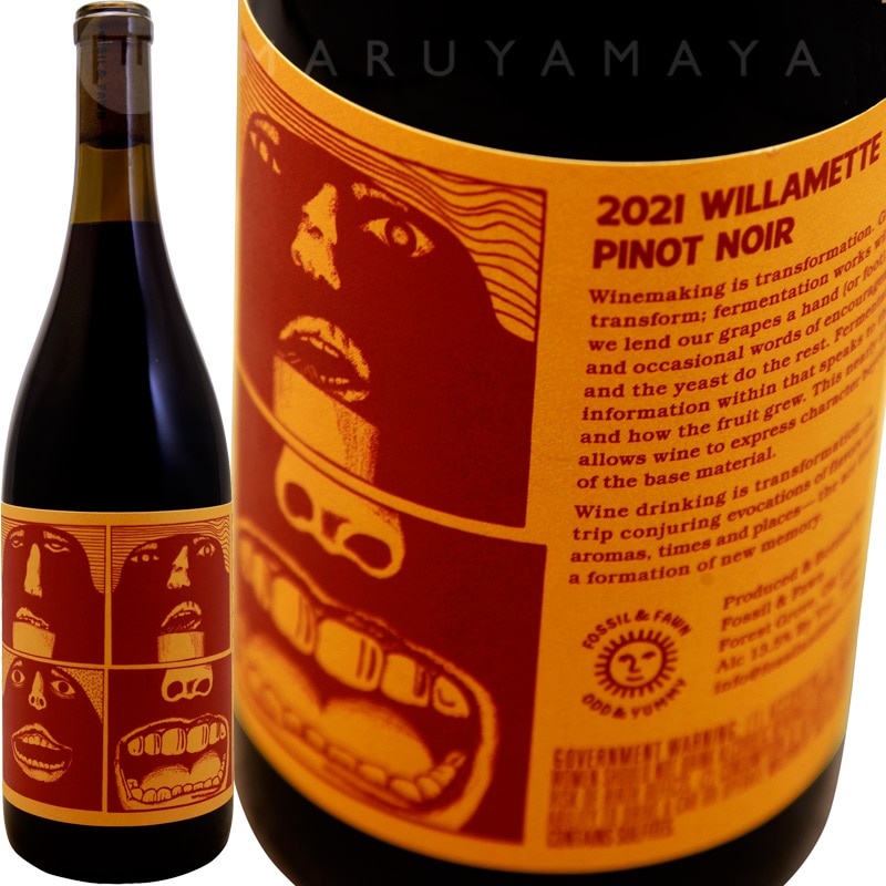 �������åȡ������졼���ԥ� �Υ�� [2021] �ե��å���&�ե�����  FOSSIL&FAWN  Willamette Valley Pinot Noir