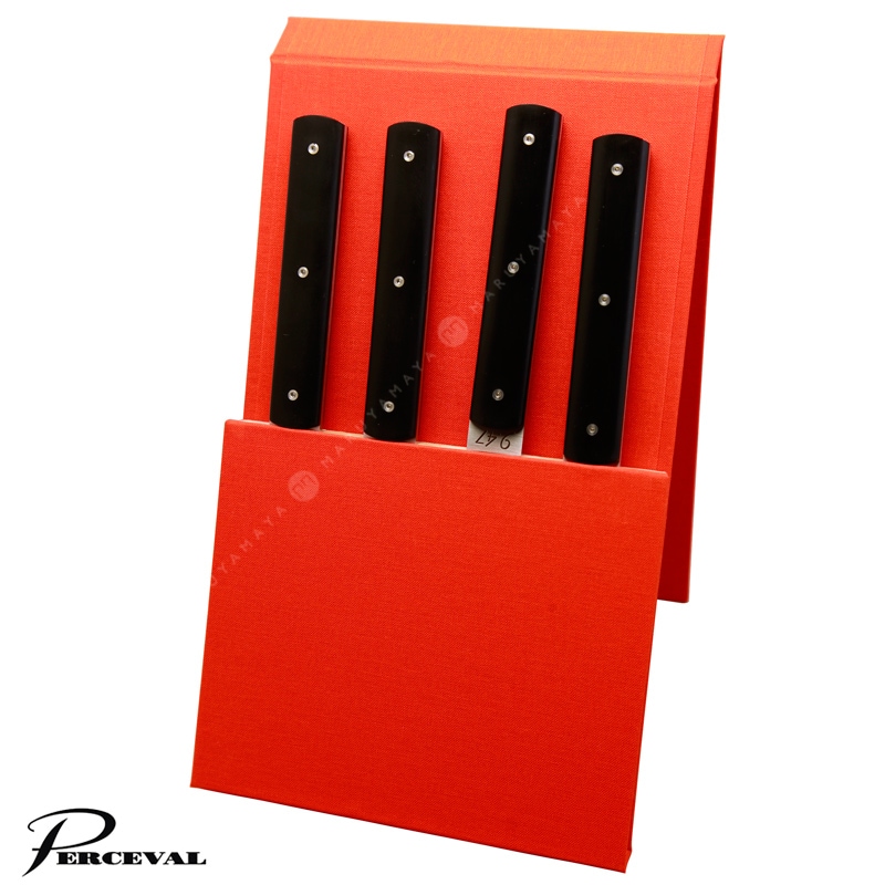 テーブルナイフ「9.47」4本セット（ブラック）ペルスヴァル Perceval