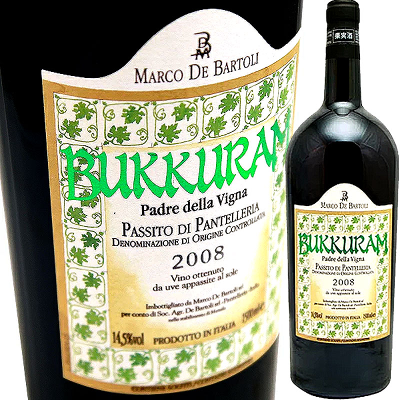 �֥å���� �ѥå����� 1.500ml [2012] �ޥ륳���ǡ��Х�ȥ�  De Bartoli  Bukkuram Passito