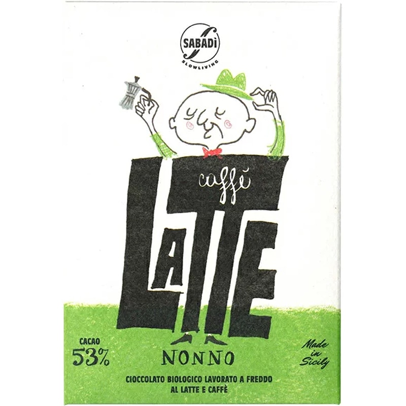 チョッコラート・アル・ラッテ・ノンノ（50g)サバディ Sabadi