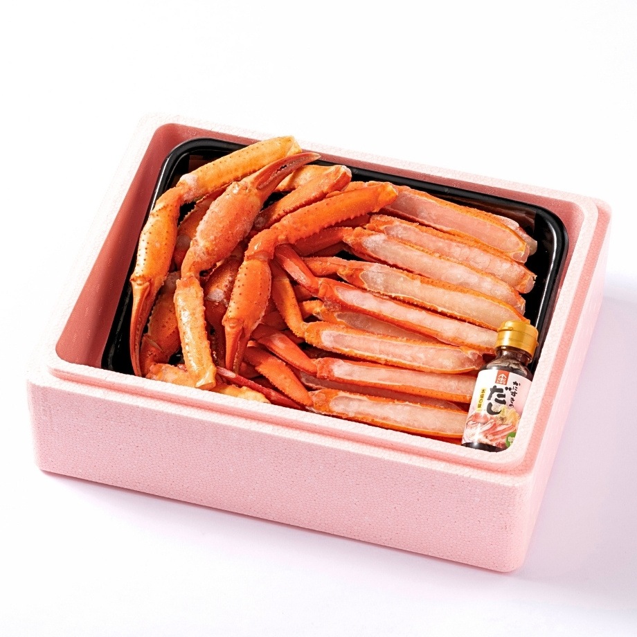 ［冷凍］【香住ガニ】大サイズ／調理済み／生足ガニ／足だけ30本入／焼きガニ・かにすき／かにすき出汁付