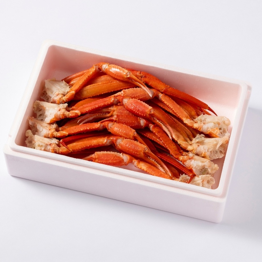 ［冷蔵］【香住ガニ】浜茹で／足ガニ／6～8肩入り・約1kg／鮮度抜群／プロも絶賛！濃厚な甘みと旨み
