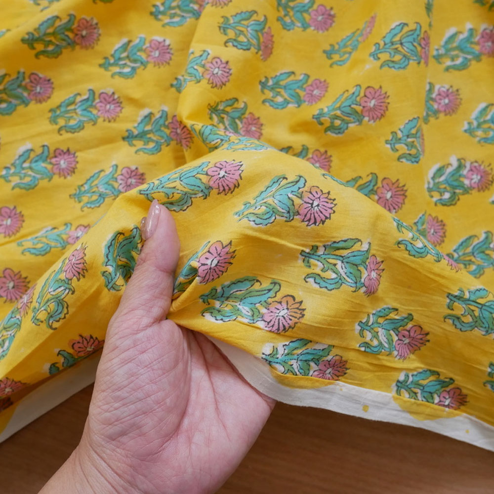 【計り売 50cm-】【 インド ブロックプリント 生地 (f006) 】